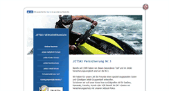 Desktop Screenshot of jetski-versicherung.com