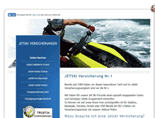 Tablet Screenshot of jetski-versicherung.com
